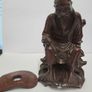 Antique Chinese wooden figurine Image 4