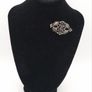 Marcasite & Amethyst Sterling Silver Brooch Image 9