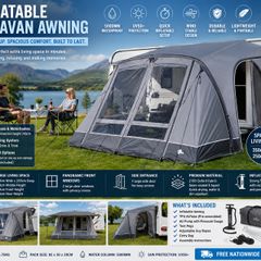 Inflatable awning  sun canopy travel awning caravan awning motor home