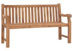 Garden Bench 150 cm Solid Teak Wood