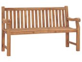 Garden Bench 150 cm Solid Teak Wood