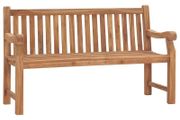 Garden Bench 150 cm Solid Teak Wood