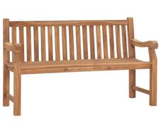 Garden Bench 150 cm Solid Teak Wood