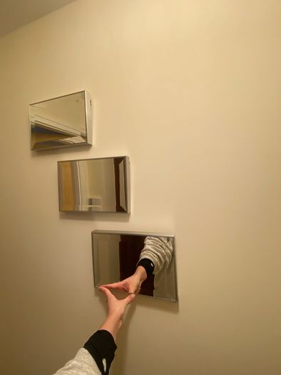 Decorative Wall Mirrors  Set of 3