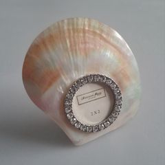 PHOTO FRAME - Seashell - Rhinestones