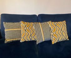 Set of 4 genuine MADURA Paris Designer cushions