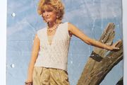 Knitting Pattern - Ladies V neck Top