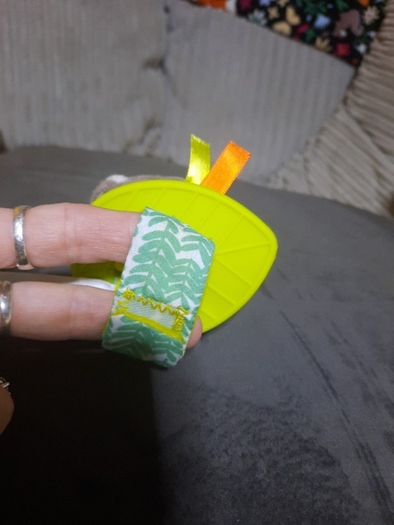 baby monkey wrist rattle /teether