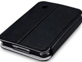 New Samsung Galaxy Tab 2 7.0 / P3100 Pu Leather Folio Wallet Case W/ Stand Black
