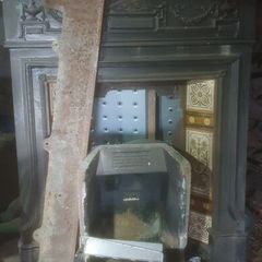 old style fireplace