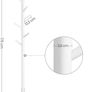 NEW SALE | Standing Coat Rack, Solid Wood Coat Rack, Tree-Shaped Coat Rack with 8 Hooks, 3 Height Options Image 3