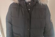 Diesel black hooded ladies winter jacket size XL UK14 EU42 Perfect condition Postage included