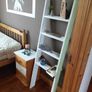 Rustic White Bedroom Shelf - Wooden Bathroom Shelves Image 7