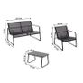 Malibu Retreat Garden Sofa Set 4 Piece Outdoor Patio Furniture with Glass Table FREE DELIVERY Image 7