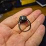 Vintage Black Multi Crystal Ring Image 4