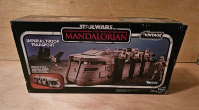 Star Wars The Mandalorian Imperial Troop Transporter 3.75 " Scale  As New Never Played With (Box Is Poor  With Creasing & Scuffing)