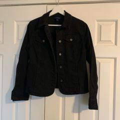 Charter Club Black Denim Jacket
