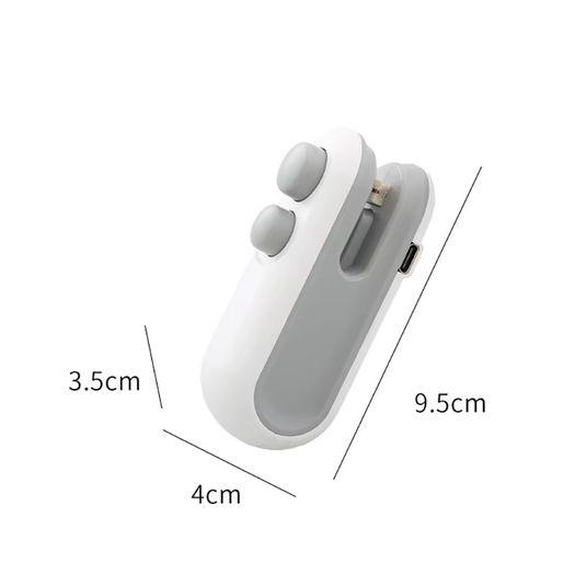 Portable Mini Sealer 2 in 1 Heat Sealer For Snacks Home use rechargeable sealer Vacuum Sealer Snacks plastic bag heat sealer