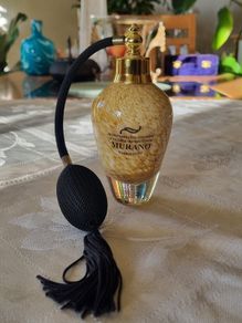 Murano Italian glass perfume bottle