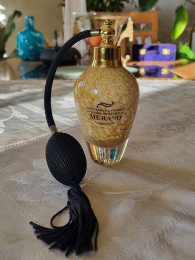 Murano Italian glass perfume bottle