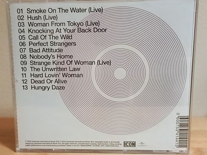 Deep Purple Icon CD Album