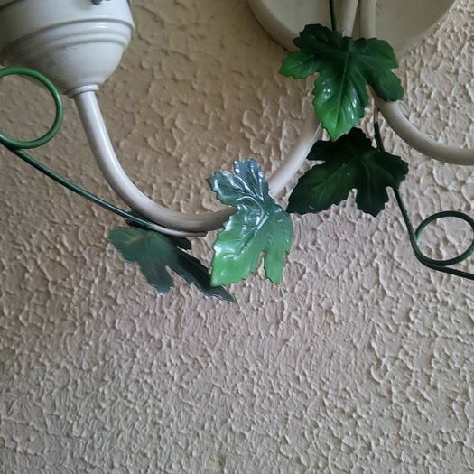 Vintage toleware wall light
