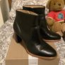 Clarke's black leather ladies boots Image 2