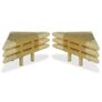 Bedside Tables 2 pcs 60x60x40 cm Bamboo Natural Image 2