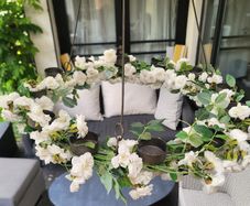 Candleabra Floral/Metal hanging design