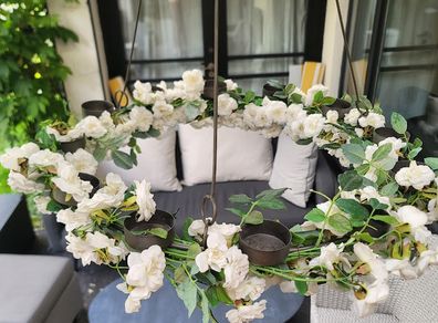 Candleabra Floral/Metal hanging design