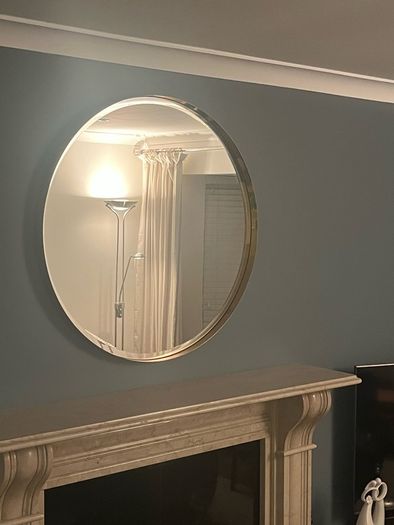 Round Gold mirror 90 cm diameter