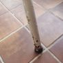 1950s Original Vintage Red Formica Table Image 2