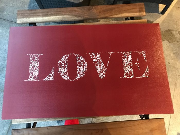 love canvas print