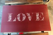 love canvas print