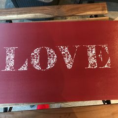 love canvas print