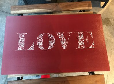 love canvas print