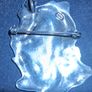 Large Art Nouveau sterling silver brooch Image 2