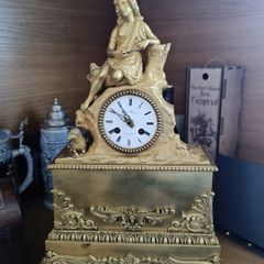 French gild Bronze clock