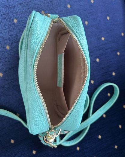 Leather handbag made in Italy