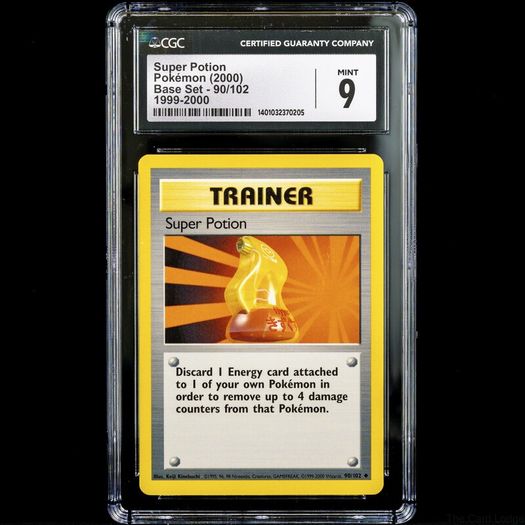 Super Potion 90/102 1999-2000 CGC 9 Mint Graded WOTC Base 1999 4th Print Pokemon
