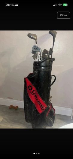 Spalding gold clubs