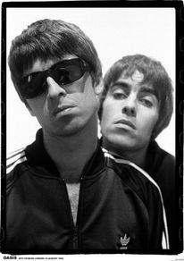 Oasis - Noel and Liam Promo - Rare Mini Print/Poster