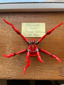 Lego minifigure Carnage 'Long Appendages' - 2019