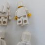 100% lego Spacemen white x 8 Image 5