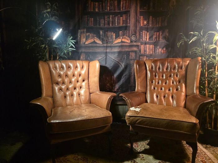 2 armchair chesterfiepd