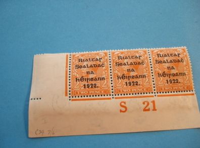 Irish Premium Overprints.