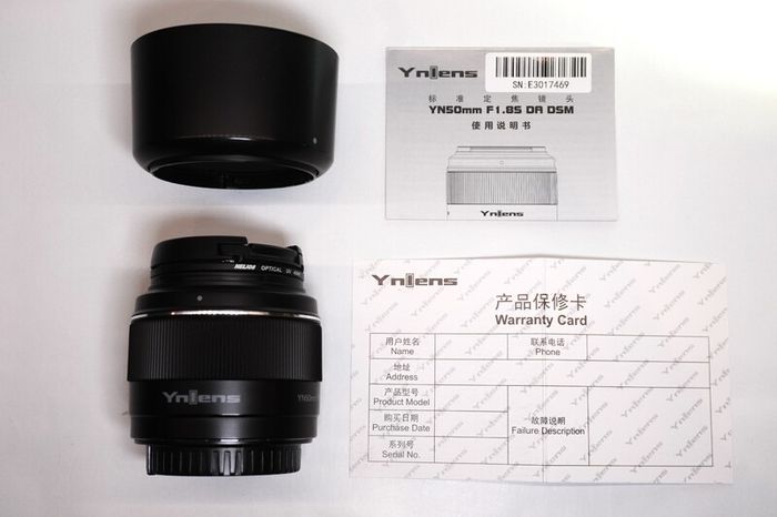 YONGNUO 50mm f1.8 Auto Focus Lens for Sony E Mount camera (APS-C)