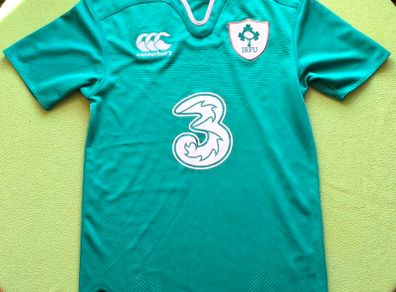 2015/16 IRFU Canterbury Park Rugby Jersey Size S Adults