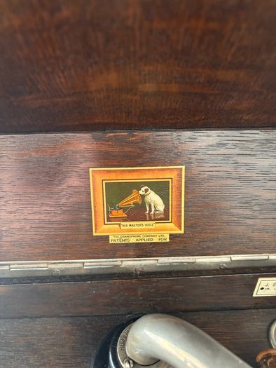 Antique HMV Gramaphone Box