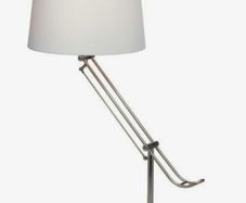 Stainless Steel Adjustable Height Table Lamp
